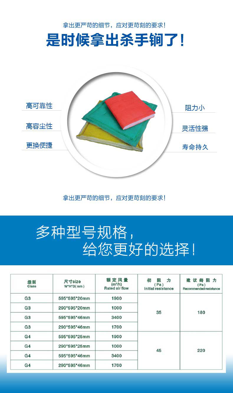 捷霖鐵絲過濾板擁有高可靠性、高容塵性、更換便捷、阻力小，壽命長等產(chǎn)品特色
